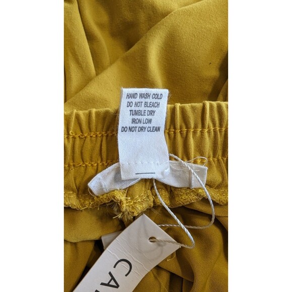 Capella Womens Size M Trouser Pants Stretch Mustard - Picture 9 of 9